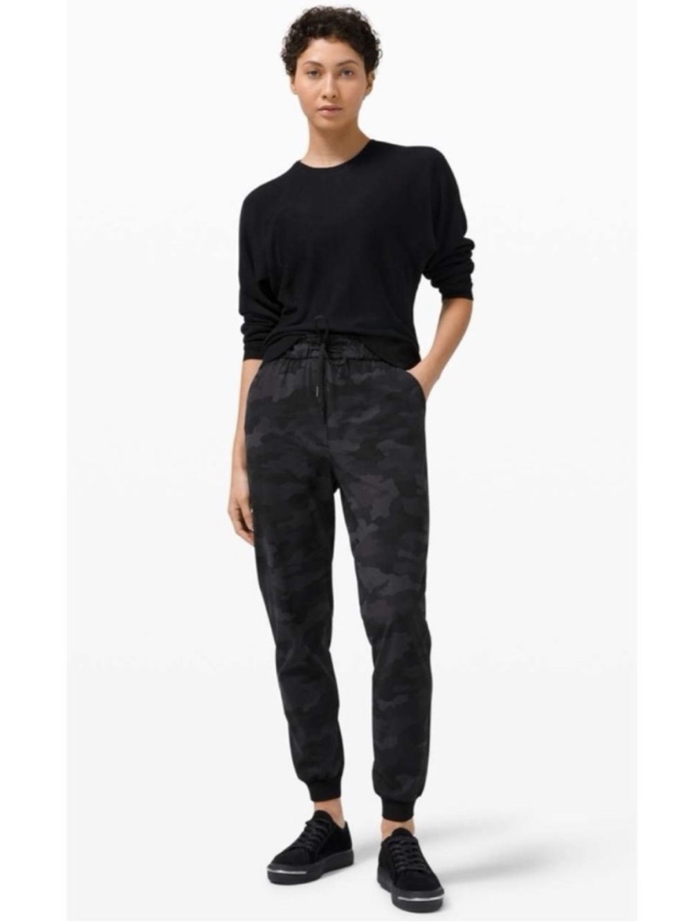 Lululemon Black Camo Joggers